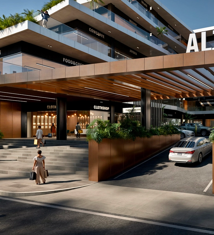 Distrito Altese centro comercial vista principal